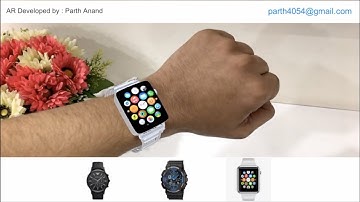 Augmented Reality Watch Shopping : Made with Vuforia