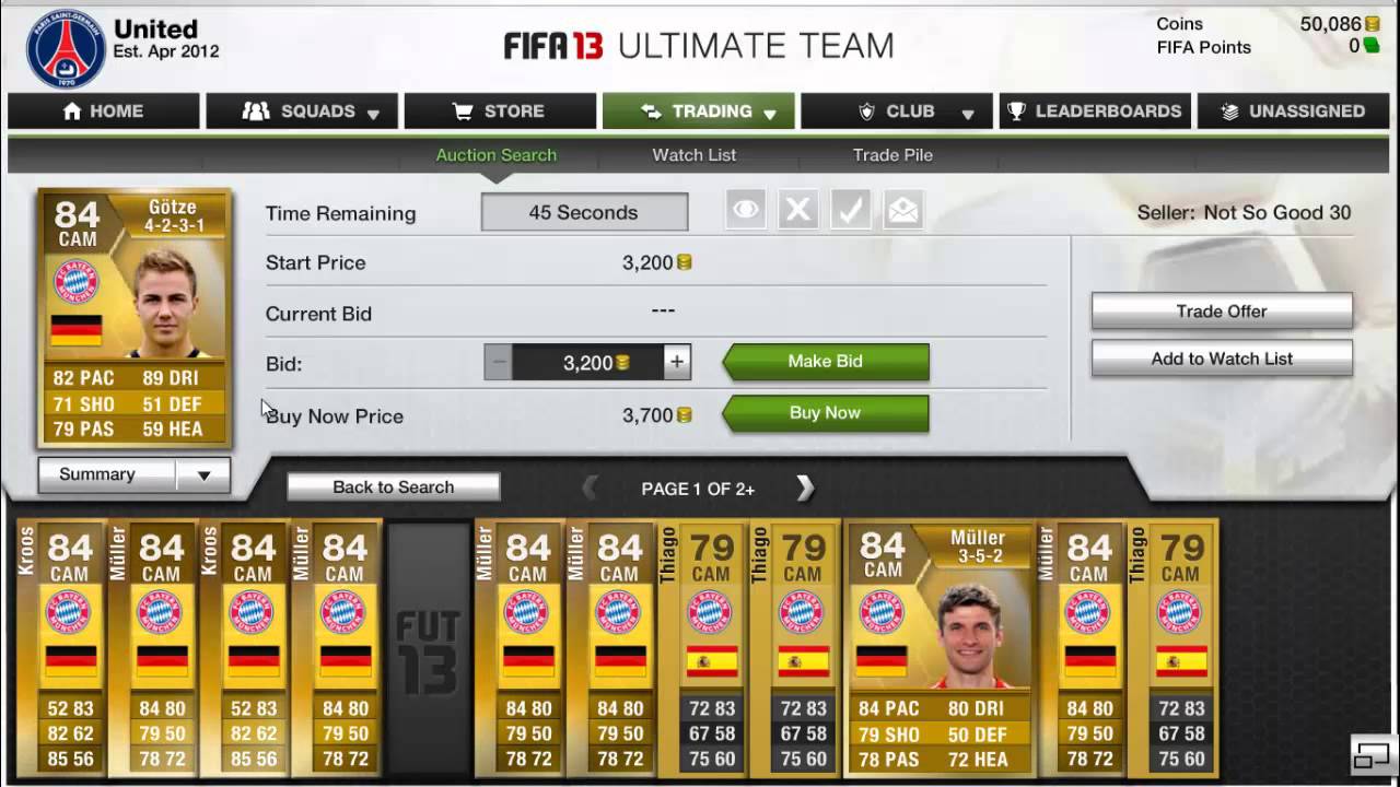 Fifa 13 New trading tips | For the End of Fifa 13