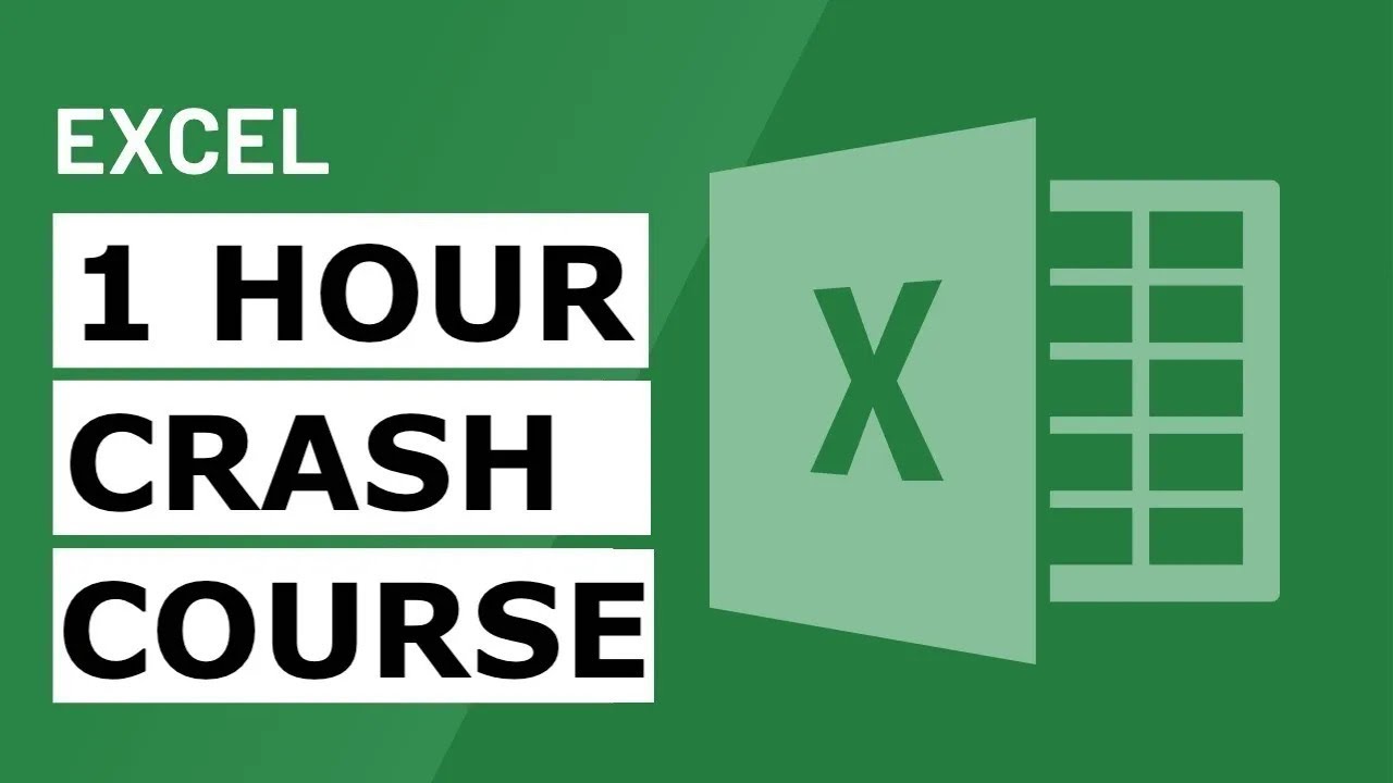 1 Hour Excel Crash Course (Absolute Beginner to Regression Analysis ...