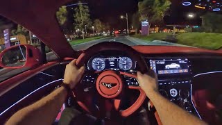 2022 Bentley Continental GT Speed POV Night (3D Audio)(ASMR)