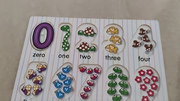 Puzzles | Melissa and Doug Wooden Chunky Puzzles NUMBERS