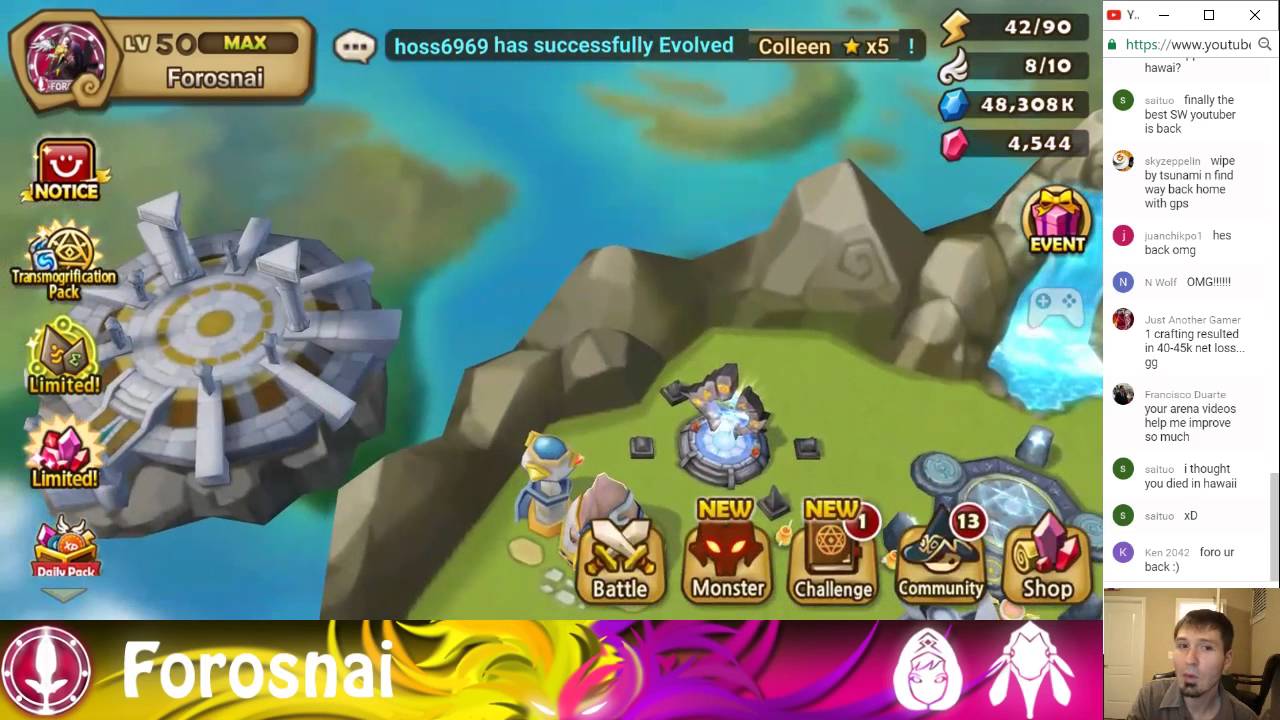Summoners War Crafting Fight Runes! I miss YouTube!