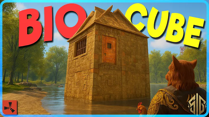 I Built a BIOCUBE w/ Fish Traps, Tea Farming, Bees, and Chickens on Rust!