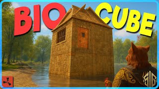 I Built a BIOCUBE w/ Fish Traps, Tea Farming, Bees, and Chickens on Rust!