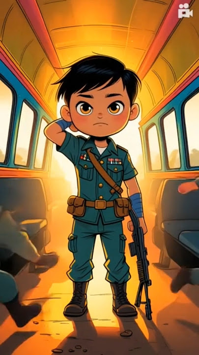 Bayi tentara India menyelamatkan bus dari jatuh ke parit 😭 #ai #bayi #tentara #armylover #kehidupantentara