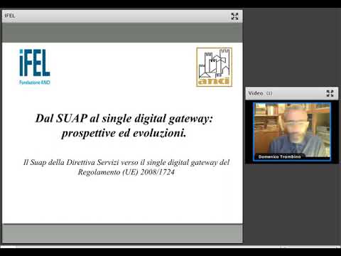 23/04/2021 - Dal SUAP al single digital gateway: prospettive ed evoluzioni