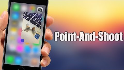 Point-And-Shoot - iOS 9 Jailbreak Cydia Tweak