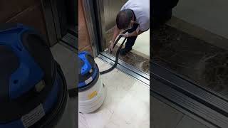 elevator rails vacuum cleaning 231222