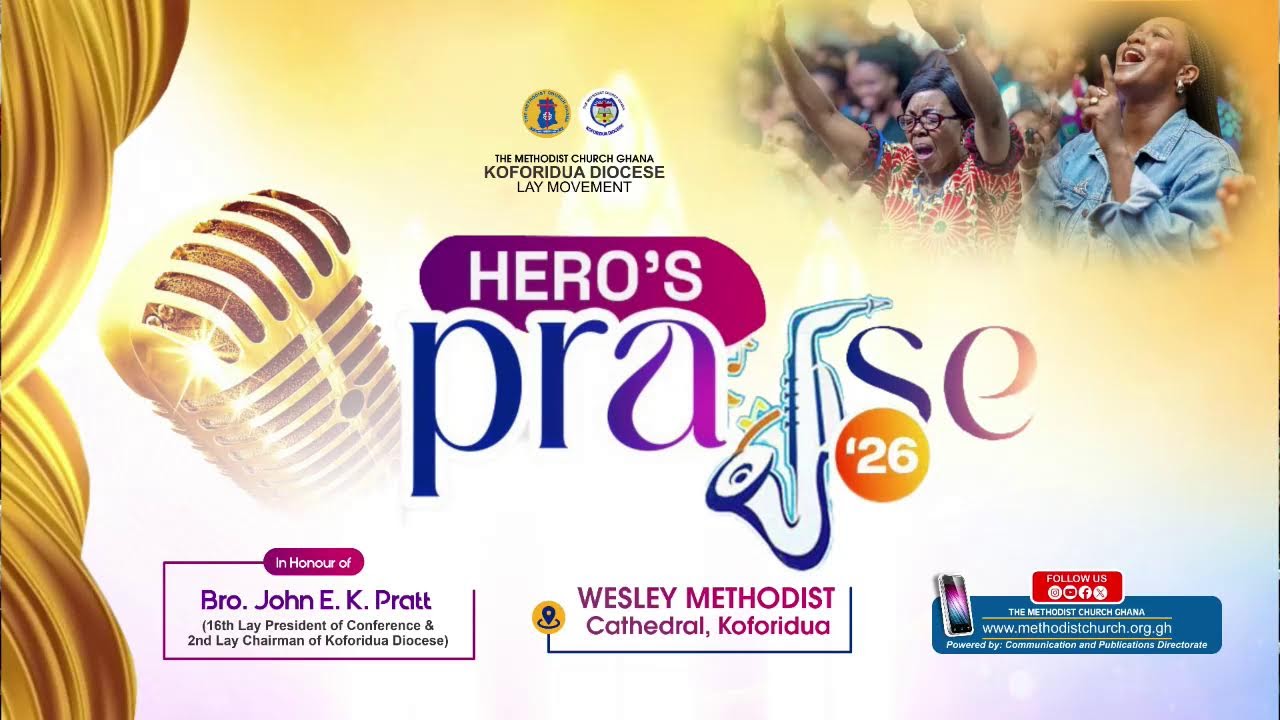 𝐇𝐄𝐑𝐎𝐄’𝐒 𝐏𝐑𝐀𝐈𝐒𝐄 𝐂𝐎𝐍𝐂𝐄𝐑𝐓 IN HONOUR OF BRO. J. E. K. PRATT (Past Lay President of Conference)