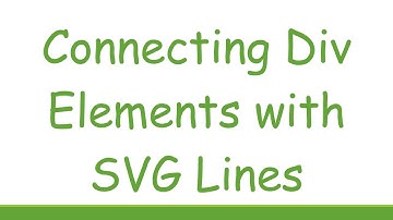 Connecting Div Elements with SVG Lines
