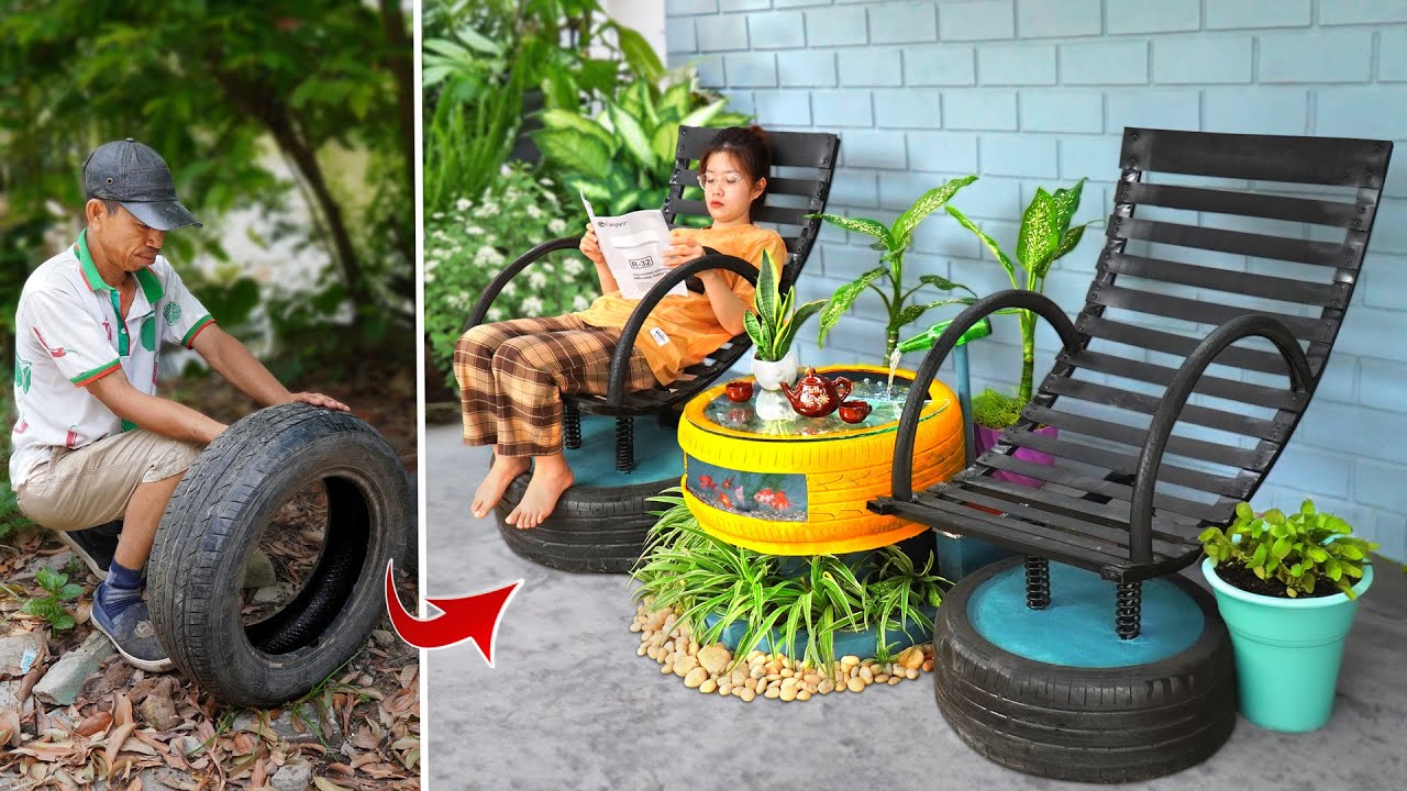 Build relaxing corner for my daughters | DIY fish tank at home