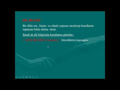 Video: Dil nedir ve doğası nedir?