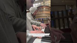 I met this guy at Glasgow station and it was quite a beautiful moment. And a humbling reminder