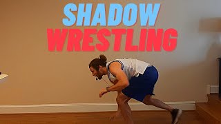 10 Min Shadow Wrestling Workout - At Home Wrestling Drills