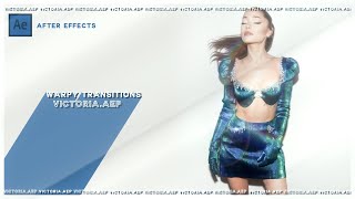 warpy style transitions + project file | after effects