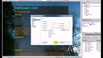 dreamweaver advance web designing style 1b