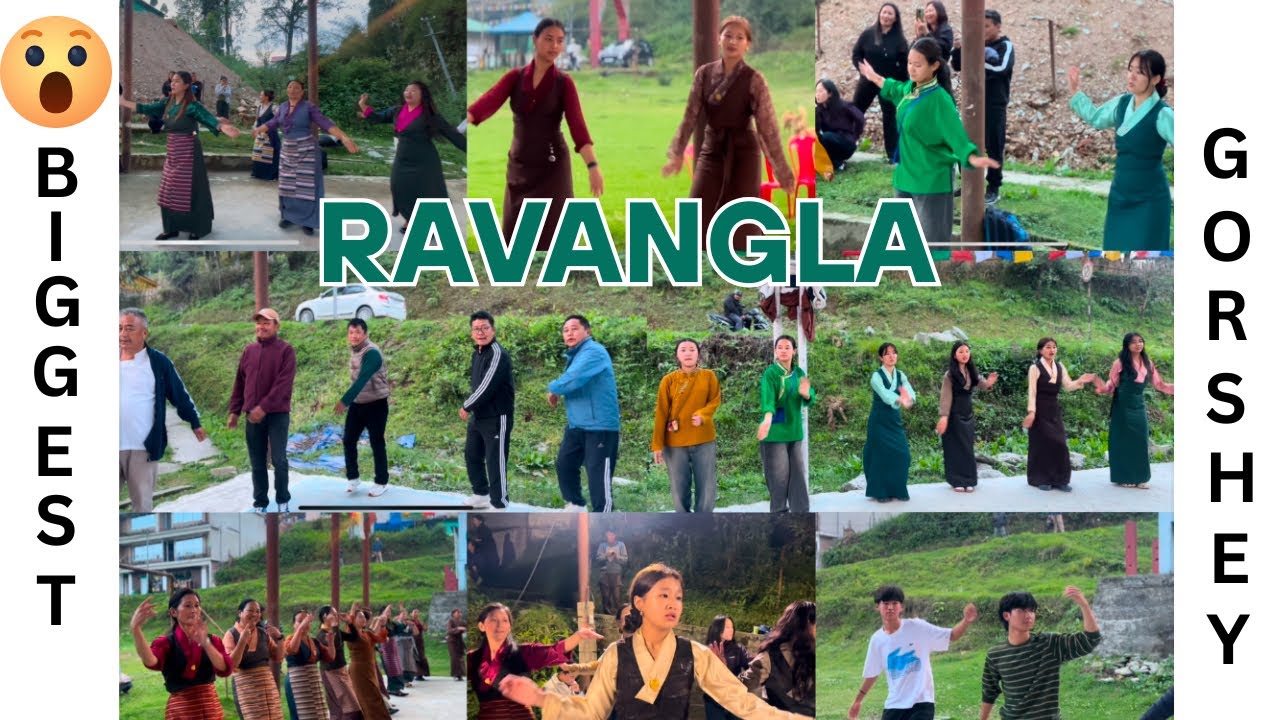 FIRST TIME || 🫨 RAVANGLA BIGGEST LHAKAR GORSHEY 🤩|| HUGE CROWD || TIBETAN DANCE || SIKKIM VLOG🏔️||.￼