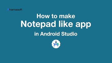 Notepad like app. How to make notepad app in android studio | Java | NotePad app java | @ahamasoft