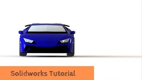 Solidworks Tutorial Part 5 | Lamborghini Huracan