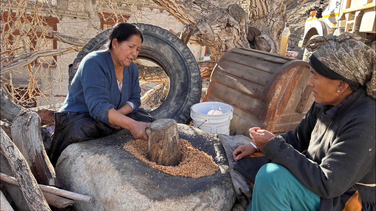 День 2 в Темисгаме || Суп Чан для зимы ❄️ || Атмосфера Лосара #деревенскаяжизнь #темисгам #сонам