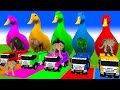Long Slide Game With Cow Elephant Gorilla Hippopotamus Tiger 3d Animal Game Funny arh 37