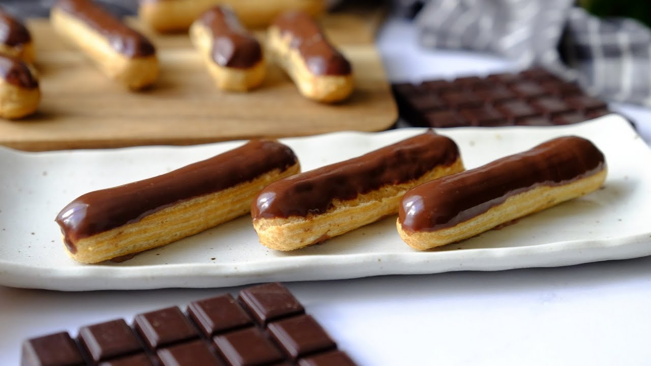 Mini Chocolate Eclairs Recipe YouTube