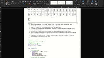 Assignment #3 Presentation. Artificial Intelligence. Knapsack problem using Genetic Algorithm