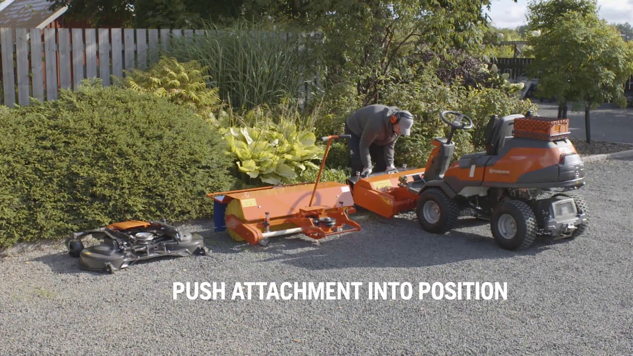 How to attach and remove a flail mower YouTube