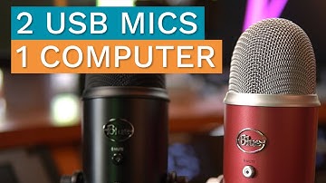 How to Record Two USB Mics on One Computer - Works on PC & Mac - #PoweredByBlue