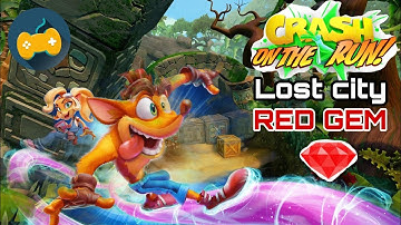 Crash Bandicoot : On the Run! (mobile) RED Gem [Lost City] Challenge