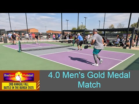 4.0 Mens Doubles - Gold Medal Match - Rivertown Pickleball 3rd Annual Fall Battle in the Burgh