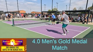 4.0 Mens Doubles - Gold Medal Match - Rivertown Pickleball 3rd Annual Fall Battle in the Burgh