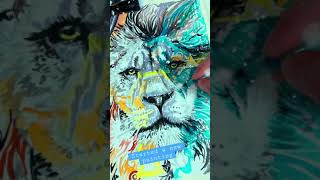 🎨 Artist Shows Diy Steps to Watercolor Painting Lion 🦁 - Tattoo Style #shorts #tiktok #viral 🎨 Artist Shows Diy Steps to Watercolor Painting Lion 🦁 - Tattoo Style #shorts #tiktok #viral
