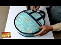 Who To Make Beautiful Round Bag Cutting and Stitching || Diy Round Zipper Bag Tutorial in Hindi