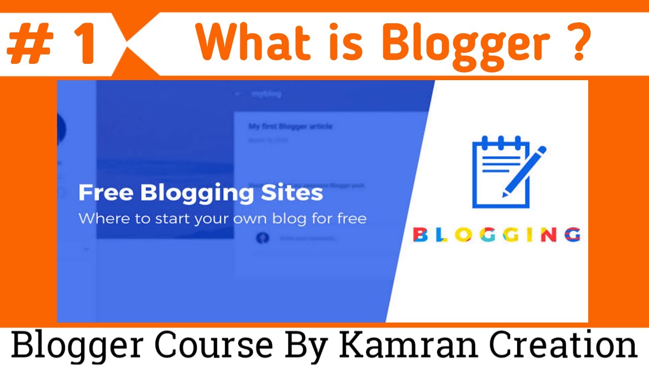 Blogger Blogging Course | Create Your Own Website | Create Website Using Blogger