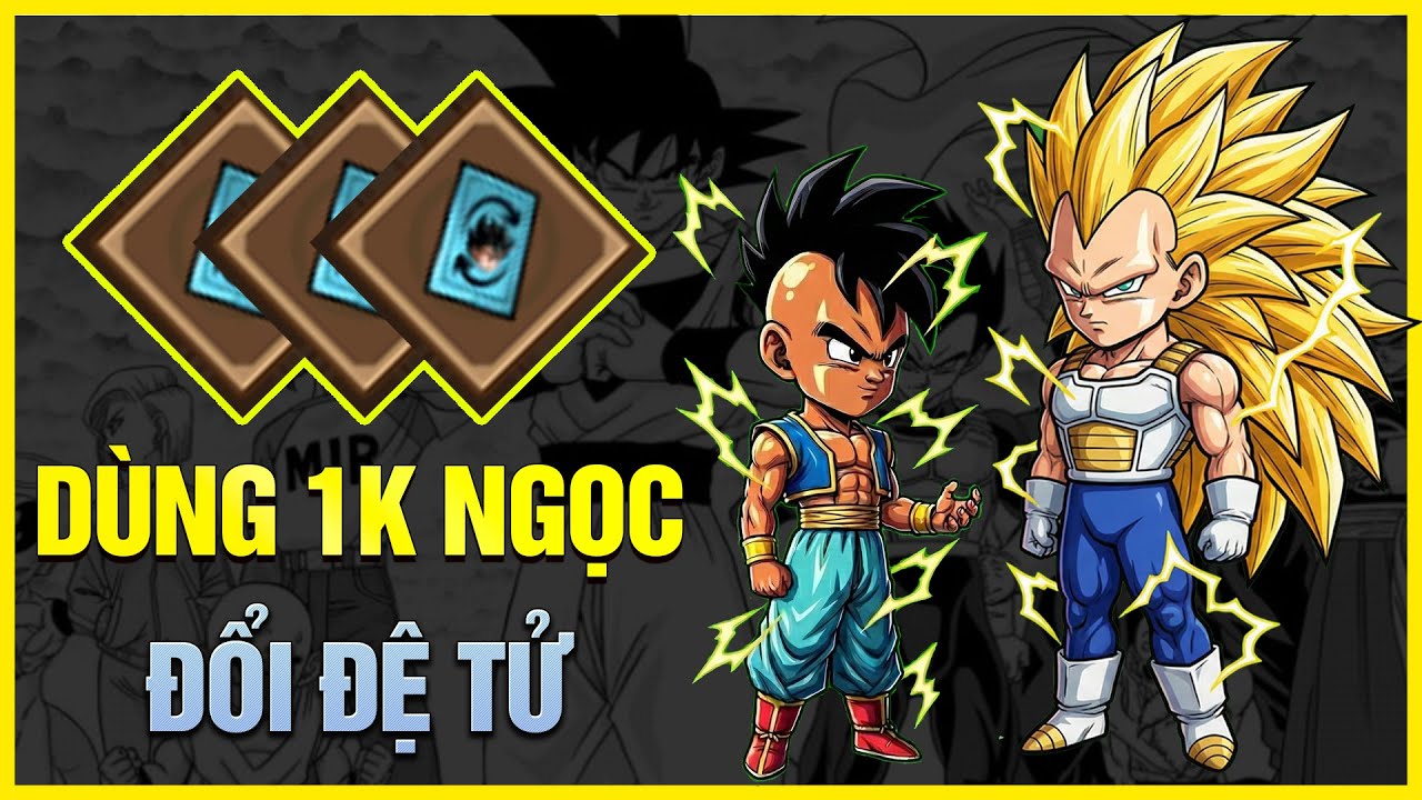 NGỌC RỒNG AWAKEN  - DÙNG 1K NGỌC ĐỂ ĐỔI LẠI ĐỆ TỬ MỚI VÀ CÁI KẾT