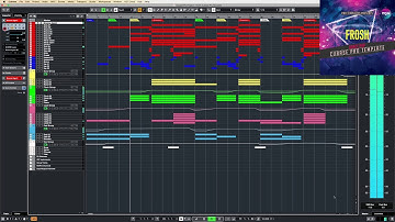 Cubase Pro Template Frosh (Dance Pop )#cubasetemplate #cubase #cubasepro