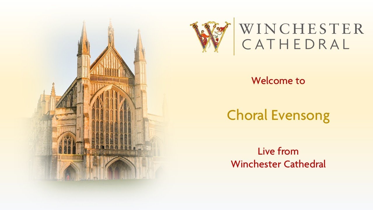 01-16-26 Choral Evensong live from Winchester Cathedral. 🇺🇦