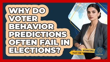 Why Do Voter Behavior Predictions Often Fail In Elections? - International Policy Zone