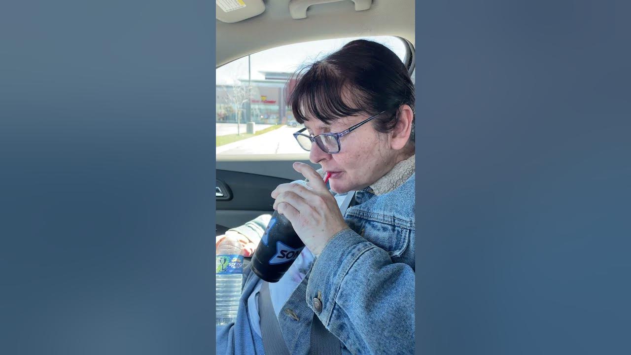 my-mom-samples-the-solar-eclipse-slush-tastetest-solareclipse