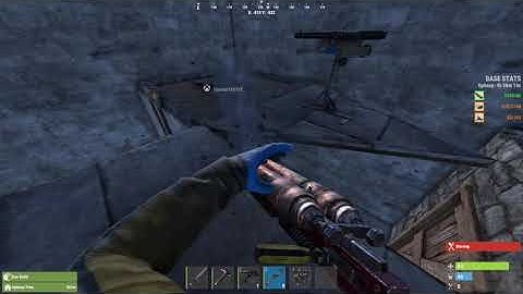 Ladder hatch trap on console rust. #rustconsole #rust #shorts