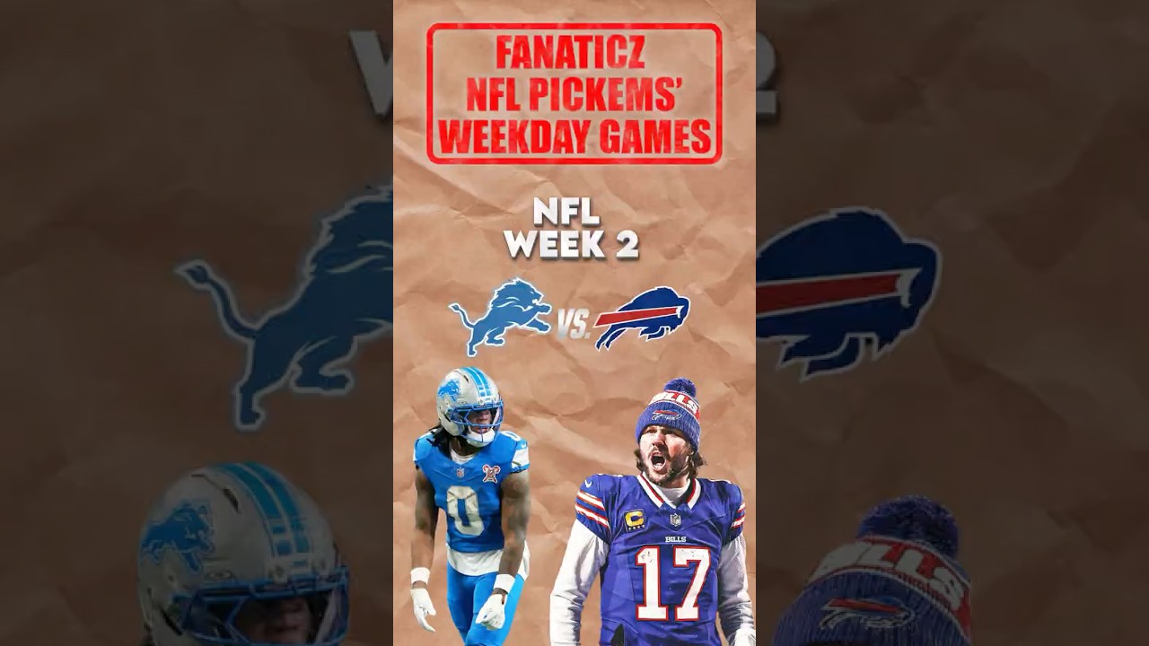 NFL Week 2 Lions VS Bills picks & predictions #nfl #football #billsmafia #DETLIONS