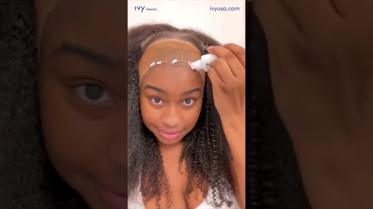 How to install the lace wig with All Mighty Bond Dual Tip Applicator and 