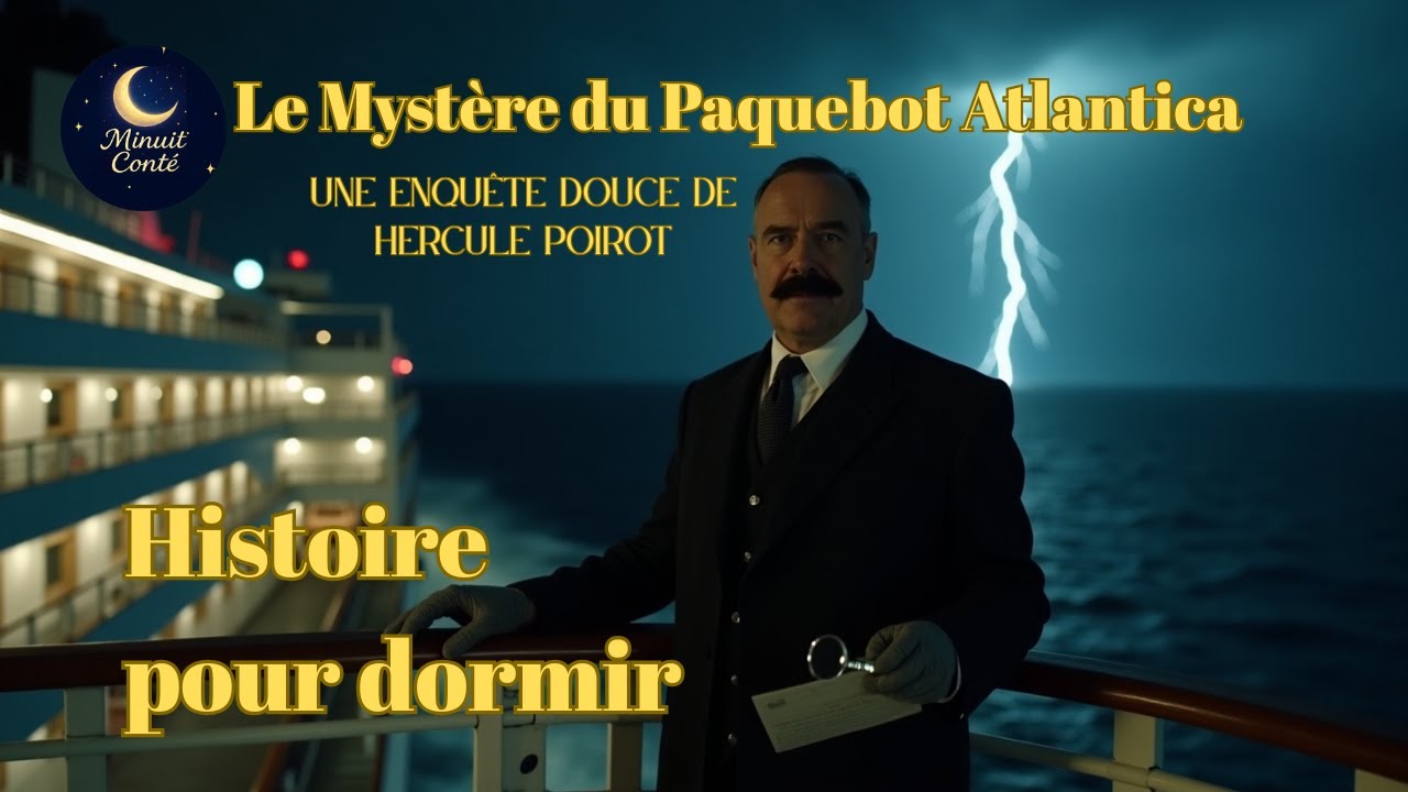 Le Mystère du Paquebot Atlantica - Une Enquête Douce de Hercule Poirot | Histoire pour Dormir