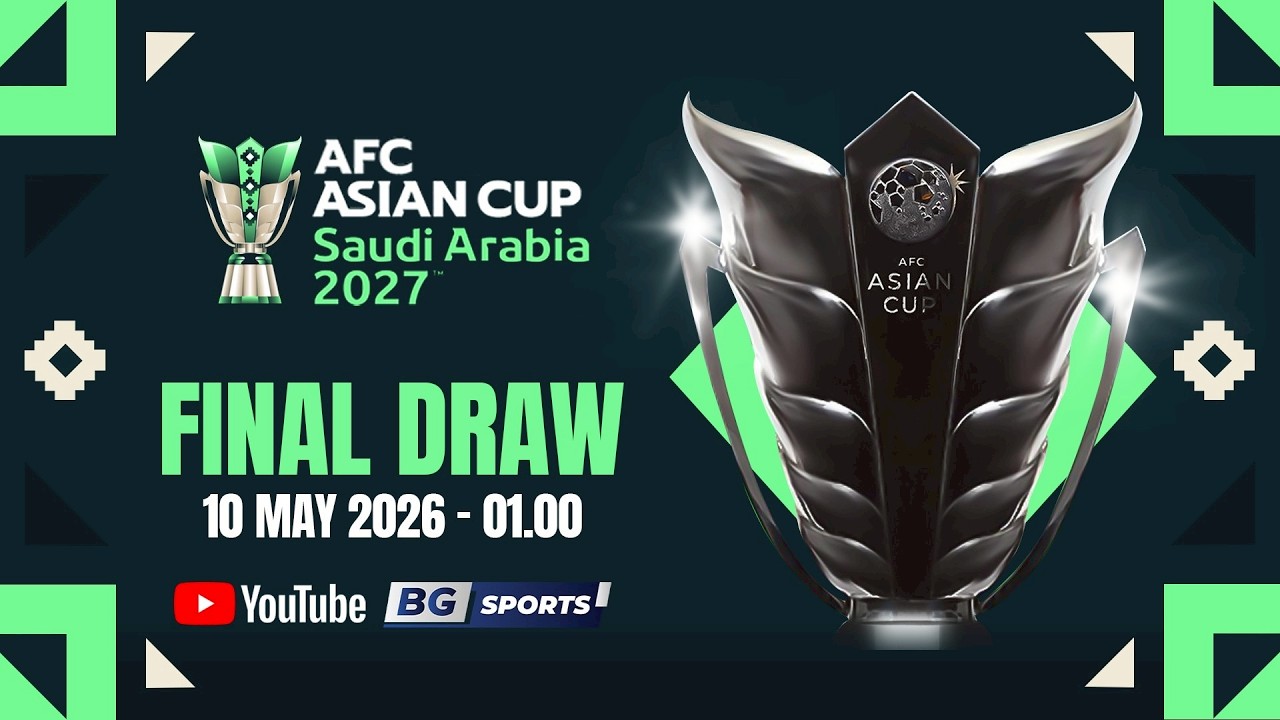 LIVE🔴: FINAL DRAW | AFC Asian Cup Saudi Arabia 2027™