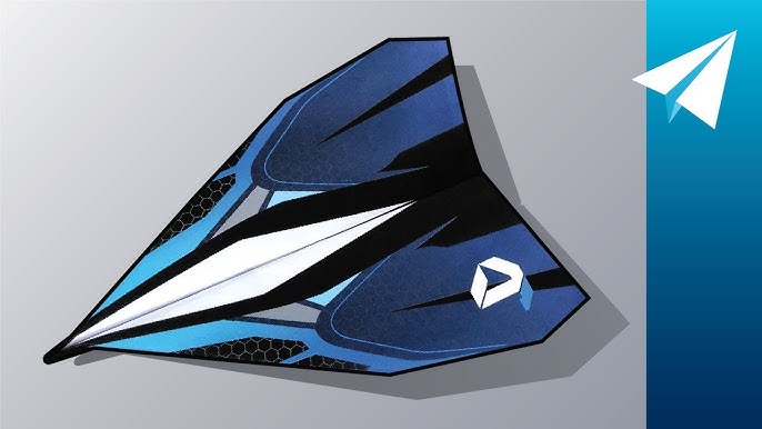 Easy Paper Airplane with a Free Template! — Blue Baron, Designed by JDOrigami - YouTube easy-paper-airplane-with-a-free-template-blue-baron-designed-by-jdorigami-youtube