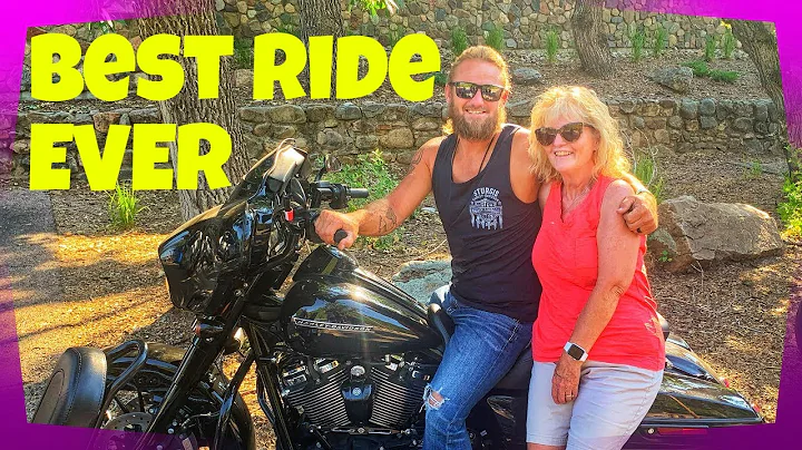 Sturgis Biker Takes Melody for a Ride in Custer St...