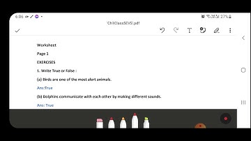 Chapter 1 Super Senses Worksheet Part 4 Class 5 EVS by Renu Rathi