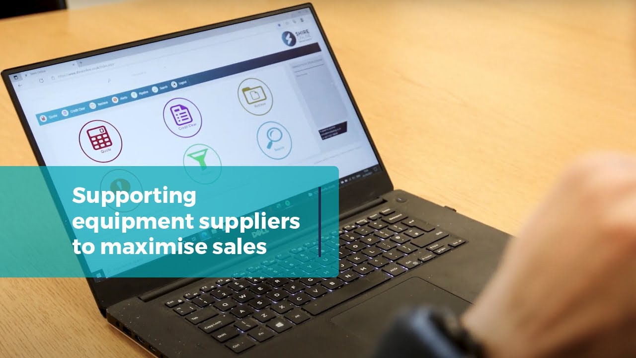 Supplier Finance - Supporting equipment suppliers to maximise sales by offering equipment leasing
