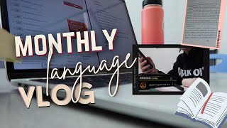 monthly language learning vlog 🏛️